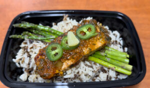 Honey Pineapple Jalepeno Salmon