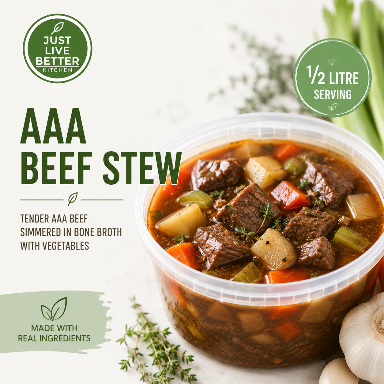 Traditional Beef Stew - Snack Size