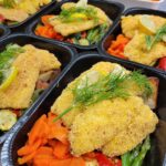 Lemon Pepper Cornmeal Crusted Haddock