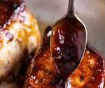 Apple bourbon pork chops