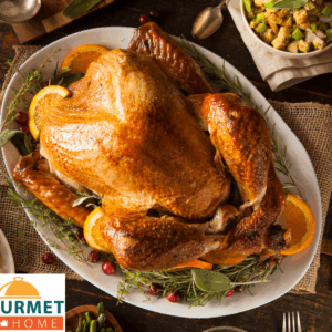 Classic turkey dinner for thanksgiving in Niagara region