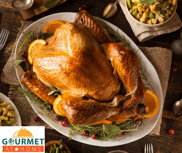 Classic turkey dinner for thanksgiving in Niagara region