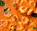 Tomato Tortellini soup