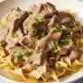 Beef Stroganoff