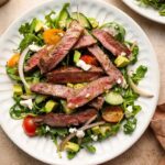 Steak Salad with blue cheese