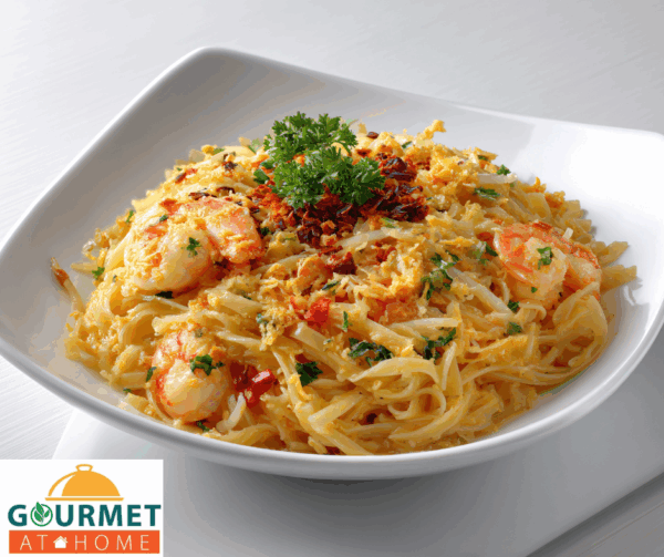 Shrimp pasta primavera - delivery in niagara region