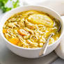 lemon chicken rice soup