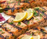 Grilled lemon & Herbed Salmon