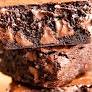 double chocolate brownie